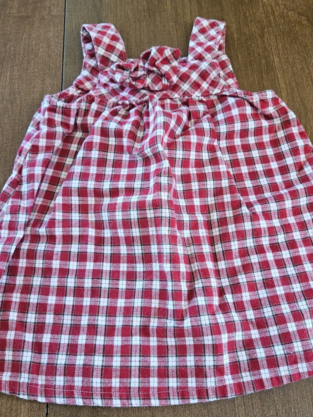 Childrens Place Plaid Holiday Dress, 3-6 Month